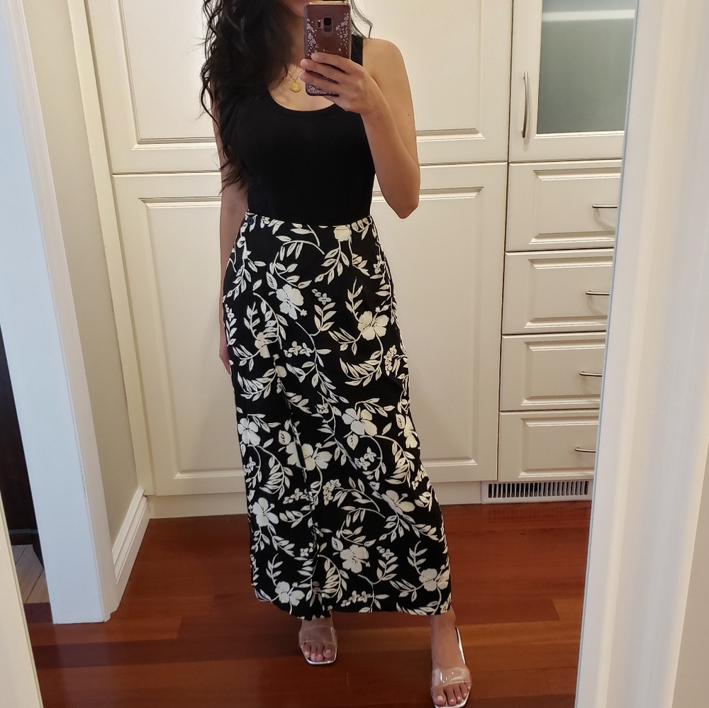 Daniel Hechter Floral Wrap Maxi Skirt